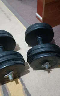 وزنه گرد و میله هالتر