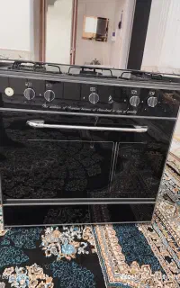 اجاق گاز پنج شعله طرح فر نو و جارو برقی آکبند