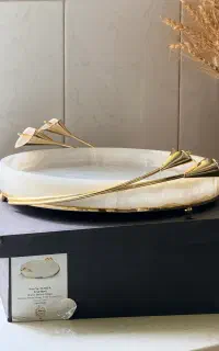 ظرف پذیرایی مرمرین از سری بلزا دیزاین