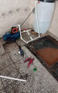 تاسیسات لوله کشی آب فاضلاب نصب پمپ محزن و..