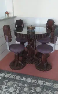 میز غذا خوری چهار نفر سالم