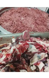 مواد کوبیده و برگر درجه یک