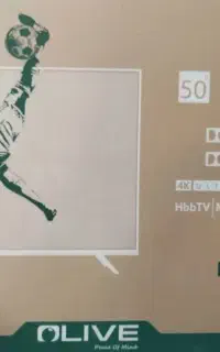 تلویزیون 50 ال ای دی 4k مارک اولیو آکبندباگارانتی