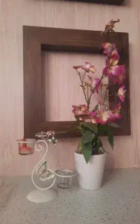 گلدان و جاشمعی