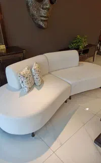 /مبلمان نرمینه پارچه ترک راحتی نشین کارن+