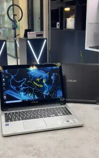 لپتاپASUS لمسی ۳۶۰ کیفیت بالا هاردSSD اقساط ۱۸ماه