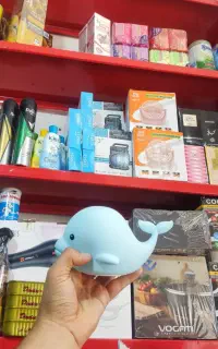چراغ خواب سیلیکونی نهنگ و خرس نرم وفانتزی