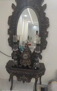 آینه و شمعدان کنسولی
