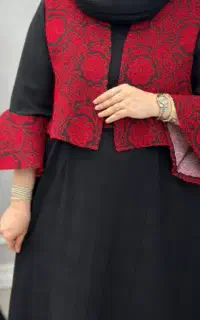 کت سارافون سایز۵۰ شومیزژیله قرمزوسبز سایز۴۸