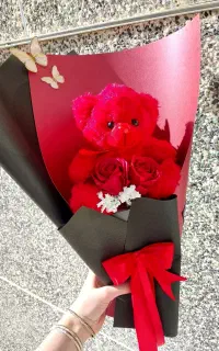 گل شاین رز آبی