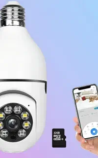دوربین لامپی مدل LuxEye / بدون سیم‌کشی / اورجینال