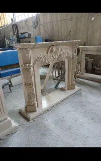 شومینه سنگی. سنگ