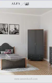 .تخت خواب تک نفره مدل ال وا
