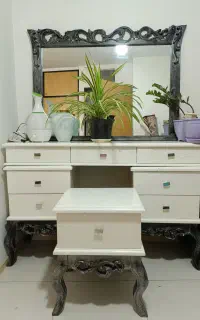 آینه کنسول چوبی