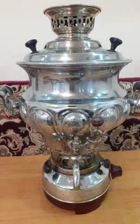 سماور گازی برند مشهور اکبر برادران تمیز