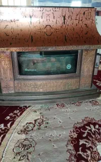 بخاری گازی طرح شومینه