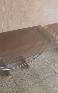 سه عدد میز کوچک متوسط بزرک پایه استیل