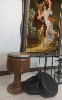 تمبک حلمی در حد نو قطر ۲۷ ارتفاع ۵۰