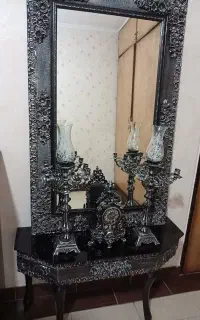 کنسول اینه و شمعدان