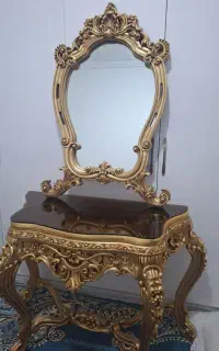 آینه کنسول با میز جلو مبلی