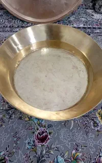 سینی وتشت برنجی عتیقه