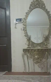 اینه شمعدان برنز اصل اصل