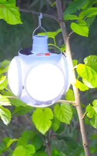 چراغ خورشیدی اضطراری توپی 5 پره solar light