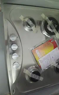 گاز صفحه ای ۴ شعله استیل رز گاز جنس قدیم عالی