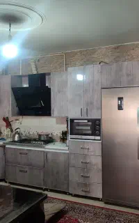 کابینت فلز  با هود و سینک جنس خوب