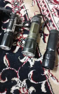 چراغ قوه شارژی وباطری دار