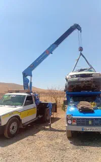 نیسان جرثقیل ۲تن دکل بلند. سبد بالابر شبانه روزی