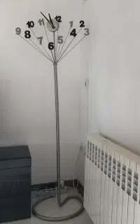 ساعت سه بعدی استیل