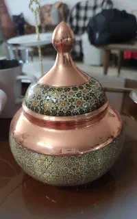 گز خوری مسی خاتم کاری