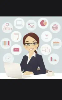 منشی خانوم و فروشنده