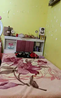 تخت خواب با تشک و کمد نو
