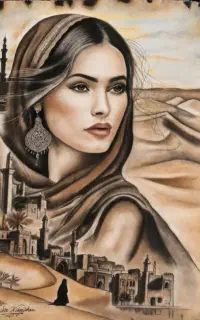 طراحی  پرتره حرفه‌ای  و تابلو های مینیمال کوچک