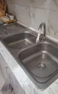 فروش گاز رومیزی و سینک استیل توکار سالم