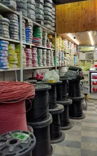 سیم و کابل،لوازم برقی،تابلو برق،سینی کابل،لوله برق