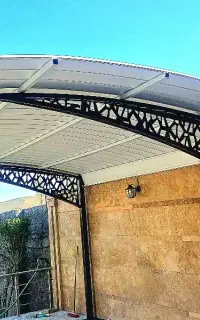 شیروانی،سایبان خودرو و استخر، ورق‌وطلق پلی‌کربنات