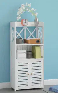 نظم دهنده لوازم نظافت و شلف ایستاده لوازم شوینده