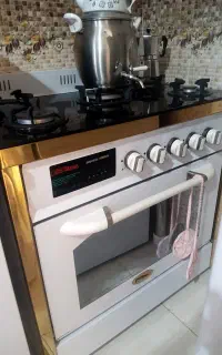 اجاق گاز طرح فر صفحه شیشه ای