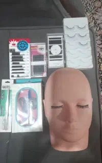 وسایل کاشت مژه در حد نو