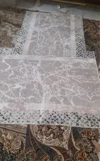 دو عدد کناره کرم قهوه ایی