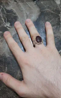 یک عدد انگشتر مردانه نقره