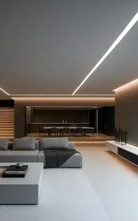 طراحی و اجرای سقف‌ و دیوار کاذب (کناف، تایل، PVC)
