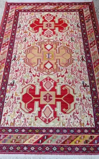 گلیم ورنی ابریشم