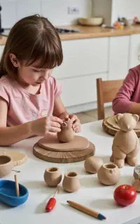 آموزش سفالگری با دست (برای کودک و نوجوان)