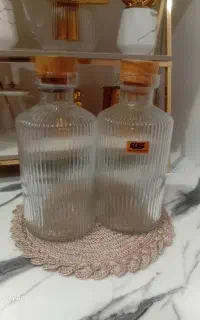 بطری شیشه ای تو یخچالی