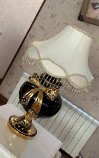 چراغ لاله طلا کوب