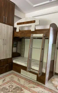 تخت دو طبقه mdf ( فروش به علت جا به جایی)